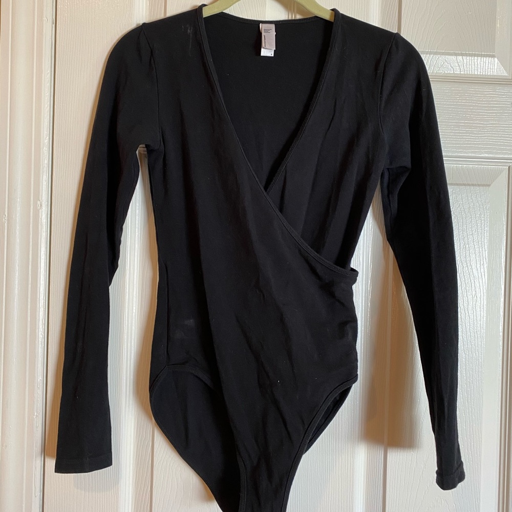 American Apparel Cross V Bodysuit